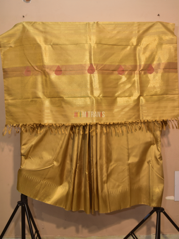 8 Kol Pure Zari Kanjivaram Silk Saree | Mitranis