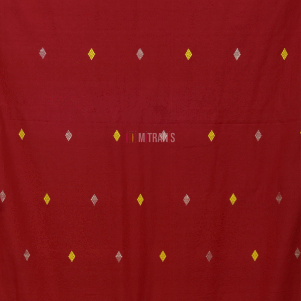 Assam Paat by Eri Silk Saree Red | Mitranis