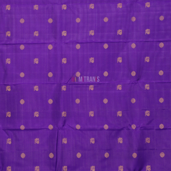 Persian Blue Vaira Oosi Kanjivaram Silk Saree | Mitranis