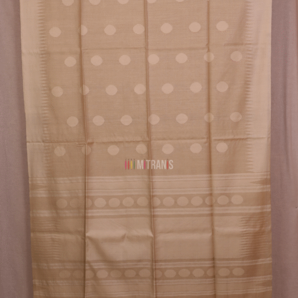Kosa by Kosa Silk Cream and Beige Saree | Mitranis
