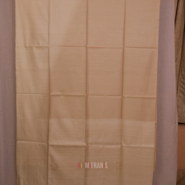 Kosa by Mulberry Silk Cream Saree | Mitranis