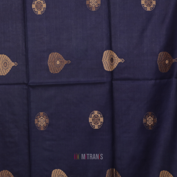 Kosa by Kosa Prussian Blue Saree | Mitranis