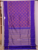 Dark Blue Kanchipuram Silk Saree