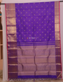 Persian Blue Vaira Oosi Kanjivaram Silk Saree