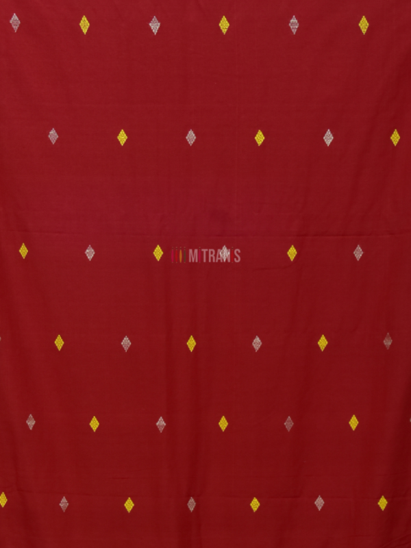 Assam Paat by Eri Silk Saree Red