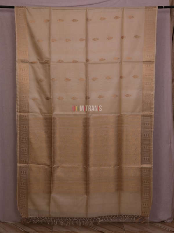 Kosa by Kosa Light Cream Saree