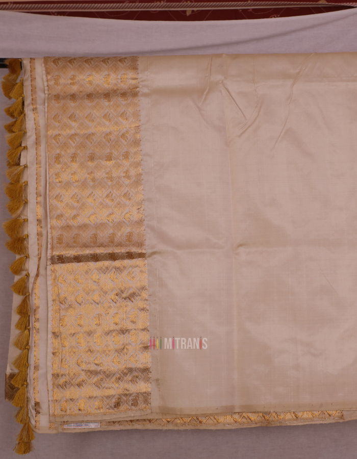 Assam Toss by Paat Cream Saree