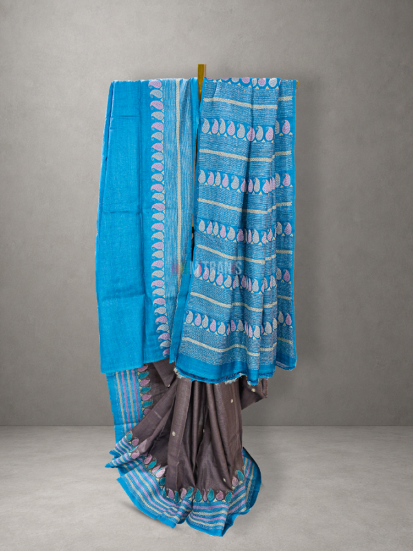 Kantha Stitch Sarees - Authentic Handmade Collection | Mitranis
