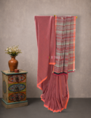 Black Maroon Bhujodi Kala Cotton Saree with Diamond Motifs | Mitranis